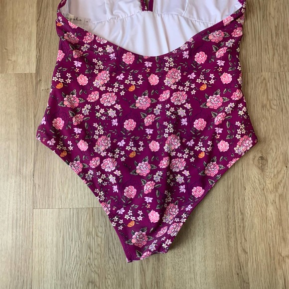 Cupshe One-piece Swimsuit Floral Swim - Picture 14 of 15